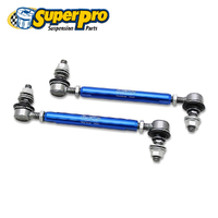 SuperPro 10mm Adjustable Sway Bar Link Kit - Rear 210-260mm TRC10160