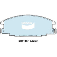 BENDIX HD DISC BRAKE PAD SET DB1116 HD