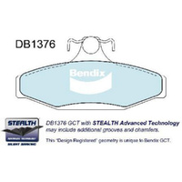 BENDIX SRT DISC BRAKE PAD SET DB1376 SRT