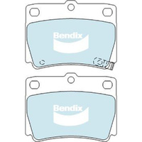 BENDIX HD DISC BRAKE PAD SET DB1390 HD