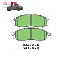Front Brake Pad Set FOR Nissan Navara DX DT DT-R STD D22 2000-2015 DB1439 