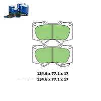 Front Brake Pad Set FOR Mitsubishi Pajero Toyota FJ Prado Hilux 02- On DB1482 