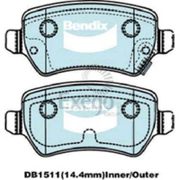 BENDIX HD DISC BRAKE PAD SET DB1511 HD