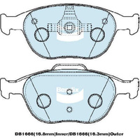 BENDIX HD DISC BRAKE PAD SET DB1666 HD