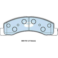BENDIX HD DISC BRAKE PAD SET DB1731 HD