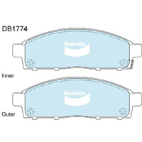 BENDIX HD DISC BRAKE PAD SET DB1774 HD