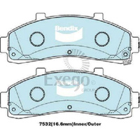 BENDIX HD DISC BRAKE PAD SET DB1784 HD