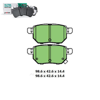 Rear Brake Pad Set FOR Lexus CT200h Toyota Corolla ZRE152R Prius 05- On DB1786