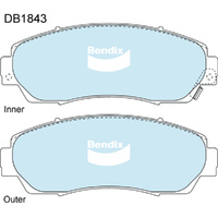 BENDIX GCT DISC BRAKE PAD SET DB1843 GCT