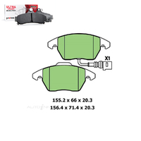 Front Brake Pad Set FOR Audi Citroen Peugeot Skoda Volkswagen Golf 03-18 DB1849 