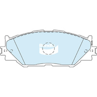 BENDIX GCT DISC BRAKE PAD SET DB1852 GCT