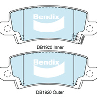 BENDIX GCT DISC BRAKE PAD SET DB1920 GCT