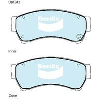 BENDIX GCT DISC BRAKE PAD SET DB1942 GCT