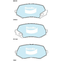 BENDIX HD DISC BRAKE PAD SET DB1945 HD