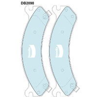 BENDIX HD DISC BRAKE PAD SET DB2098 HD