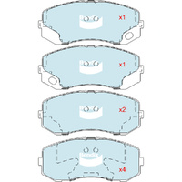 BENDIX HD DISC BRAKE PAD SET DB2158 HD