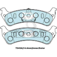 BENDIX HD DISC BRAKE PAD SET DB2171 HD