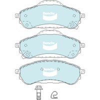 BENDIX ULTIMATE 4WD DISC BRAKE PAD SET DB2411 ULT4WD
