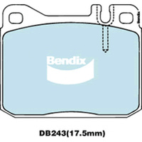 BENDIX GCT DISC BRAKE PAD SET DB243 GCT