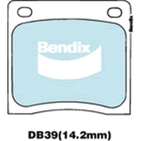 BENDIX GCT DISC BRAKE PAD SET DB39 GCT