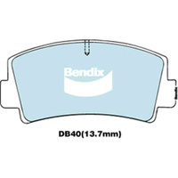 BENDIX GCT DISC BRAKE PAD SET DB40 GCT