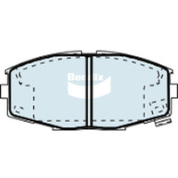 BENDIX GCT DISC BRAKE PAD SET DB431 GCT