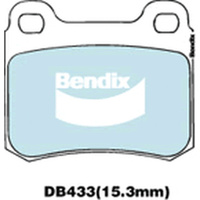 BENDIX GCT DISC BRAKE PAD SET DB433 GCT