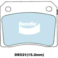 BENDIX GCT DISC BRAKE PAD SET DB521 GCT