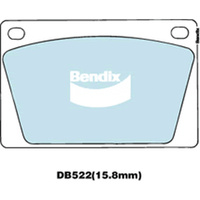 BENDIX GCT DISC BRAKE PAD SET DB522 GCT