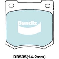 BENDIX GCT DISC BRAKE PAD SET DB535 GCT