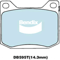 BENDIX GCT DISC BRAKE PAD SET DB595T GCT