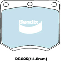 BENDIX GCT DISC BRAKE PAD SET DB625 GCT