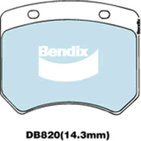 BENDIX GCT DISC BRAKE PAD SET DB820 GCT