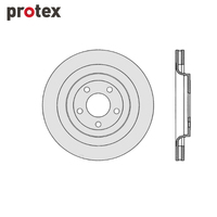 ULTRA DISC ROTOR REAR FOR FORD MUSTANG GT V8 DR1093
