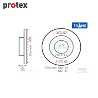 DISC ROTOR DR13075