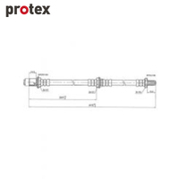 Protex Brake Hose H1401