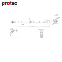 Protex Brake Hose H3076