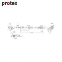 Protex Brake Hose H3093