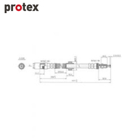Protex Brake Hose H3149