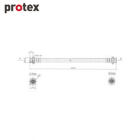 Protex Brake Hose H3182