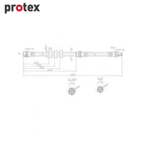 Protex Brake Hose H3191