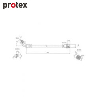 Protex Brake Hose H3208