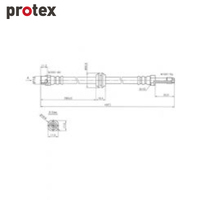 Protex Brake Hose H3218