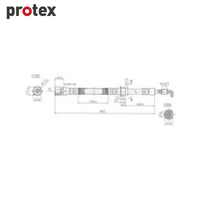 Protex Brake Hose H3229