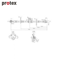 Protex Brake Hose H3245