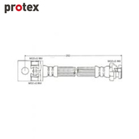 Protex Brake Hose H3298
