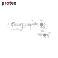 Protex Brake Hose H3306