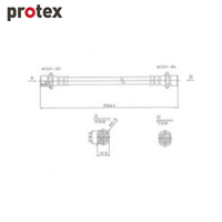 Protex Brake Hose H3314