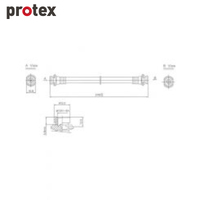 Protex Brake Hose H3325