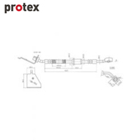 Protex Brake Hose H3425